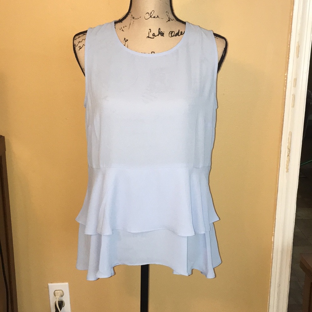 Liz Claiborne Light Blue Blouse